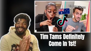 AMERICAN REACTS TO Americans Try Viral Australian Snacks