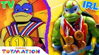 Ninja Turtle Lair Games IRL! | TMNT Toys | Toymation