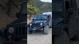 Sunray 109 & Jeep Rubicon Coming down the mountain