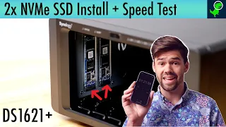 Installing 2x NVMe SSD Cache + Speed Test (they’re are FAST) on Synology DS1621+ (10GbE Test)