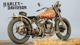 Italeri 1/9 Harley-Davidson flathead and  Harley Lady