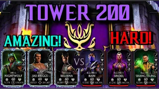 DARK QUEEN'S Tower Fatal Boss 200 Battle + Reward | Dark Queen's Fatal Tower 200 Fight | MK Mobile