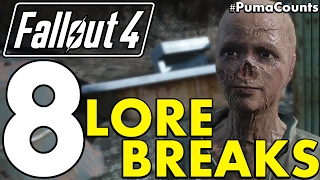 Top 8 Lore Breaks, Problems and Retcons in Fallout 4 (Lore Breaking) #PumaCounts