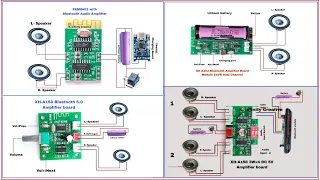 4 - PAM8403 Chip Amplifier board | 5 Volt DC Audio amplifier