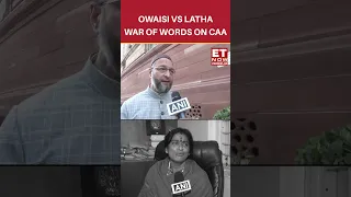 CAA Implementation:  War of word continues between Owaisi And BJP's Madhavi Latha | #etnow #caa #nrc