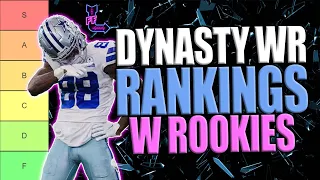 TOP 24 DYNASTY WR RANKINGS & TIERS - 2024 Dynasty Fantasy Football DJ Moore/Tank Dell/Garrett Wilson