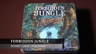 Forbidden Jungle - Board Game Unboxing