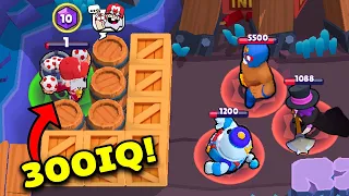 300 Iq EASY WIN!!| Brawl Stars Funny Moments & Fails & Glitches #289