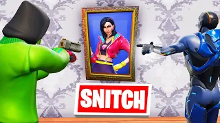 SNITCH The HIDER IN THE PAINTING To WIN! (Fortnite)