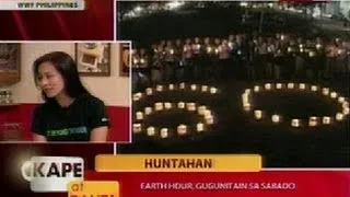 KB: Huntahan: Earth Hour, gugunitain sa Sabado