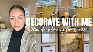 SPRING DECORATE WITH ME | LIVING ROOM DECOR