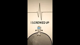 Neil Armstrong - “I blew the first words on the moon, didn’t I?” | (ANIMATION)