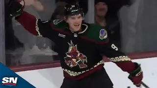 Josh Doan Scores In His NHL Debut To Get Dad Shane Pumped