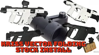 Kriss Vector folding stock adapter Gen 2 Install, unboxing and tips!