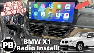 2009 - 2015 BMW X1 Tesla Screen Install | Wireless CarPlay / Android Auto