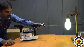 Spectrometer grating experiment - Wavelength of mercury spectrum - Dr. P. Balraju