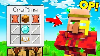 Minecraft, But I Can Craft Custom OP Villagers.....