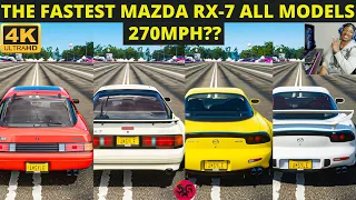 Which is The Fastest Mazda RX 7 ? - Forza Horizon 4 | Speed Battle