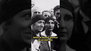 Atatürk'ün kadınlara verdiği değer #atatürk #tarih #shorts