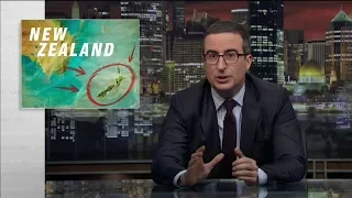 John Oliver: New Zealand on maps