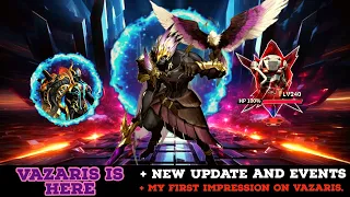 Vazaris Is Here | Eternal Evolution. + New Events & Updates  + Vazaris Damage Test.