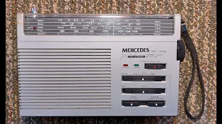 UNIQUE hard to find MERCEDES shortwave radio Model MCI-7600. Bands: MW/FM(ST) /SW1,2,3.4, / 1980 yr?