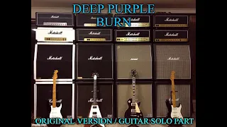 Deep Purple   Burn backing track original guitar solo part