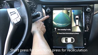 Demo video: 2014 - 2020 Nissan Rogue with 12.1 inch PX6 six-core Android 8.1 Navigation radio