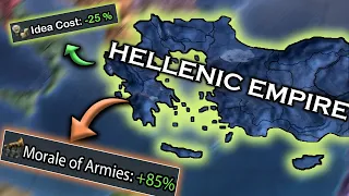 The Hellenic Empire Gets INSANELY OP Modifiers! EU4 Ante Bellum