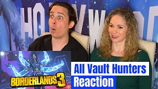 Borderlands 3 All Vault Hunters Trailers Reaction