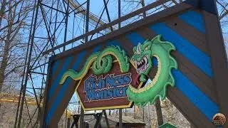 Loch Ness Monster Off Ride Video 4K   Busch Gardens Williamsburg   Non Copyright v