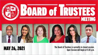 LBCCD - Board of Trustees Meeting - May 26, 2021