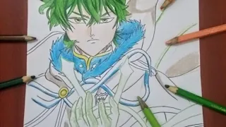 Speed Drawing Yuno Grinberyall (Black Clover) Desenhando Yuno