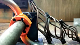 Cold Forging of Products!! Cold Forging Machine for Bending Baskets DIY!!