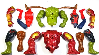 Merakit Hulk Buster VS Hulk Smash VS Spider-Man VS Siren Head ~ Marvel Avengers Toys