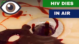 How long can HIV survive in air ?