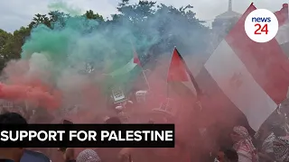 WATCH | Pro-Palestinian protest calls for boycotts of companies with perceived links to Israel