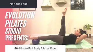 40 MIN Full Body PILATES MAT FLOW (low-impact workout)