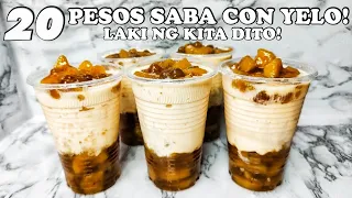 VIRAL NA 20 PESOS SABA CON YELO PANG NEGOSYO! ANG LAKI PALA NG KITA SA GANITONG NEGOSYO!