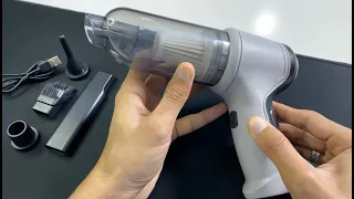 ASMR Unboxing Mini Handheld Cordless Vacuum Cleaner | Smart Home Gadget | Cool Amazon Find