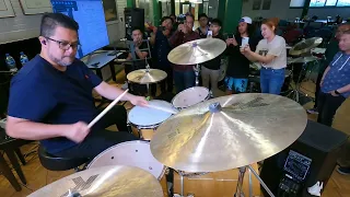 Rosanna - Toto @michaelalba  (drum vid) - Calgary Drum Masterclass