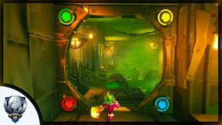 Crash Bandicoot 4 - How Beat the Color Gem Gauntlet - Secret Door in Toxic Tunnels