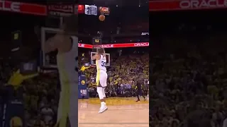 Jordan Poole recreates Steph Curry’s deep 3 #shorts #edit #recreation