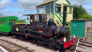 ALL ABOARD THE PINES EXPRESS WITH THE DJI OSMO ACTION 3 ON THE GARTELL LIGHT RAILWAY 23RD JULY 2023
