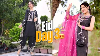 HIRA BARISH MAI GIR GAE 😱 | Mama ko gussa agya 😡 | Eid Day 3 ♥️
