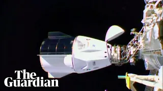 SpaceX Dragon capsule docks with International Space Station