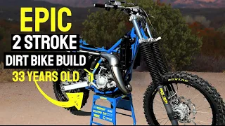 EPIC 2 stroke dirt bike build time lapse - Suzuki RM 125