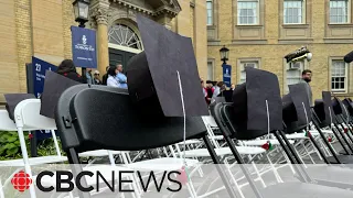 Protest held outside U of T as convocation ceremonies begin