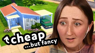 building the fanciest sims house possible with only $20k