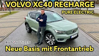 Volvo XC40 Recharge Single Motor: Was kann die Basis mit Frontantrieb? Test | Review | 2022